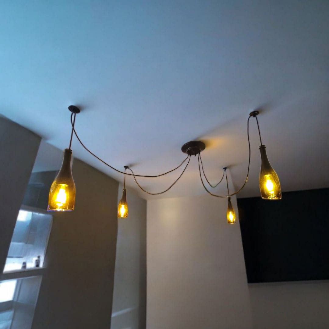 Lámpara Vintage Colgante (4 focos)