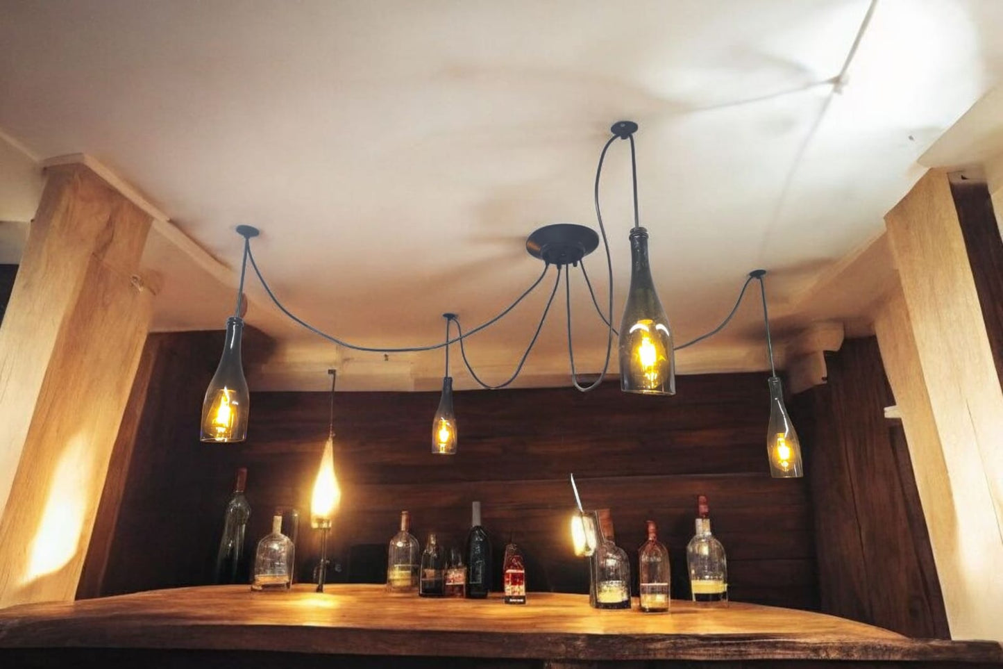 Lámpara Vintage Colgante (4 focos)