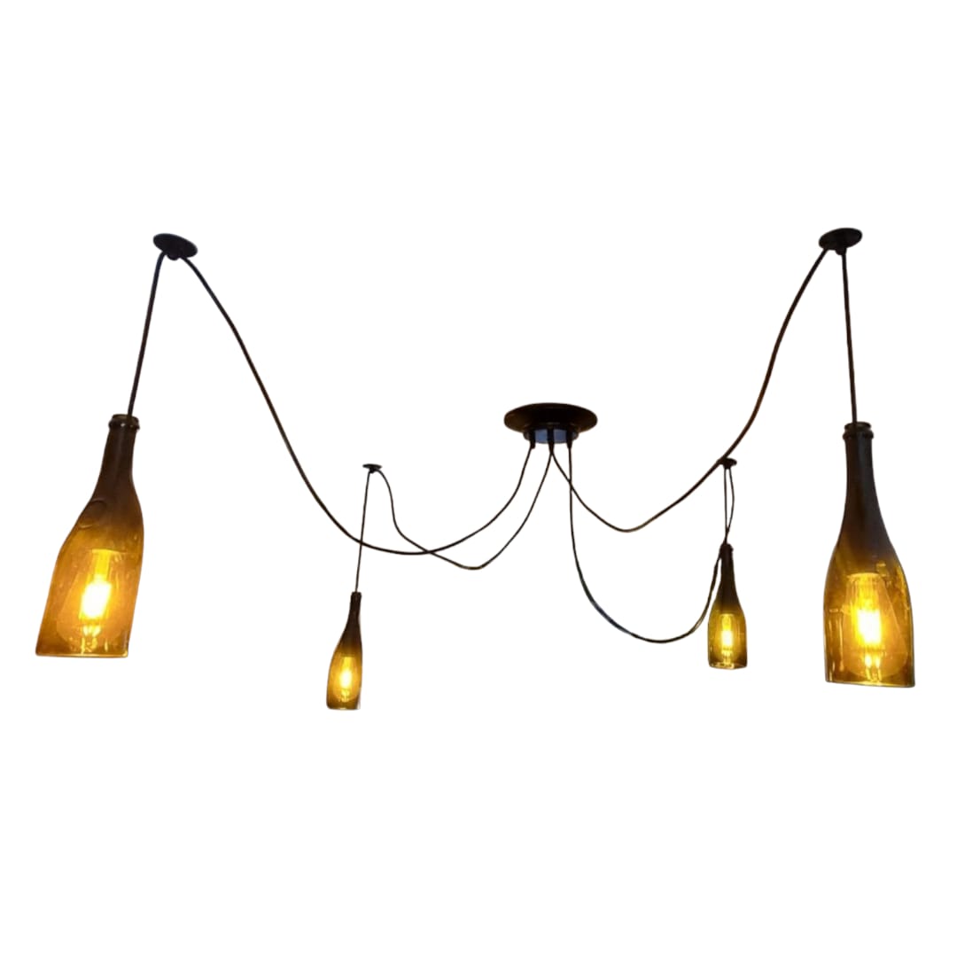 Lámpara Vintage Colgante (4 focos)